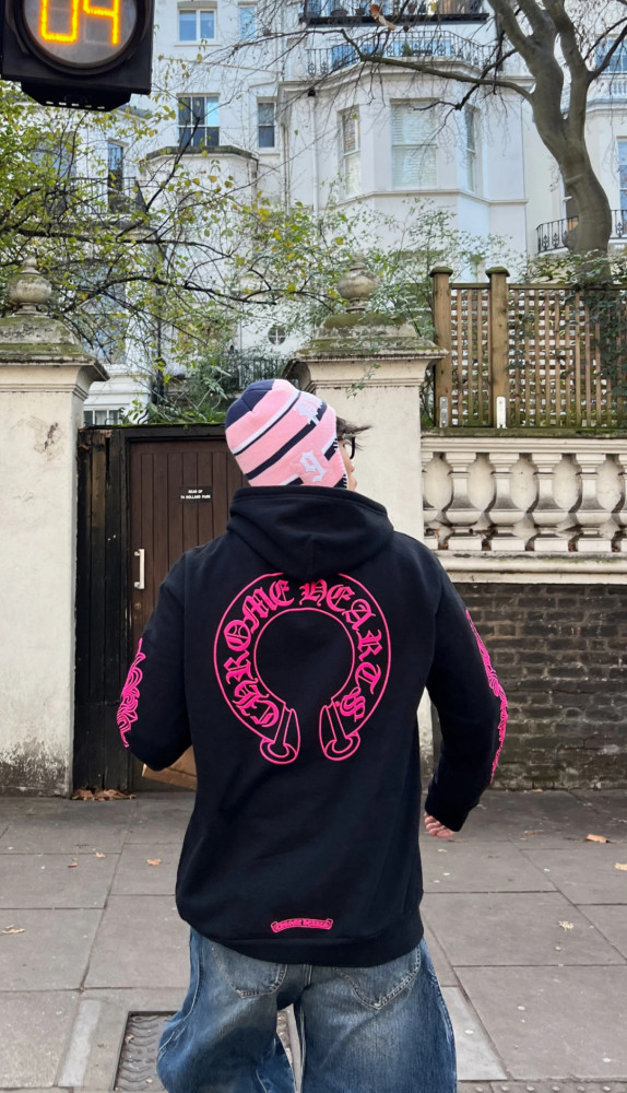 1:1 quality version Cross Vine Back Horse Hoof Print Zipper Hoodie 2 colors 28691989