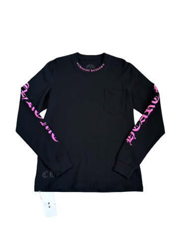 1:1 quality version Rose Sanskrit Print Long Sleeve T-Shirt 28691996