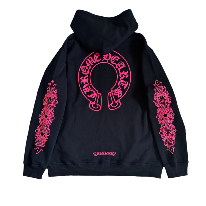 1:1 quality version Cross Vine Back Horse Hoof Print Zipper Hoodie 2 colors 28691989