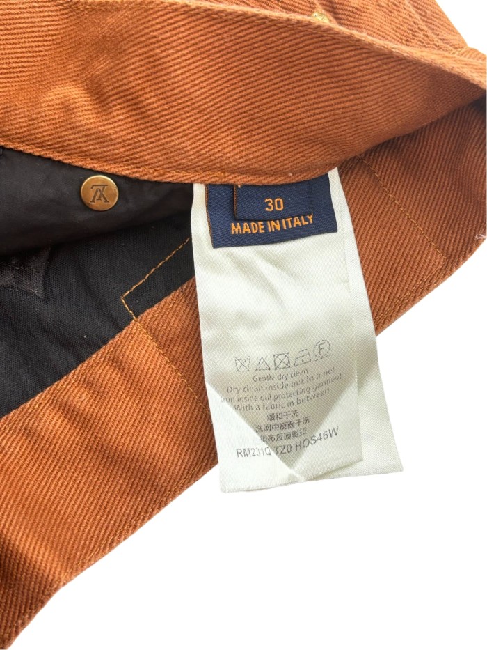 1:1 quality version Heavy Industry Logo Embossed Denim Workwear Pants 28691964
