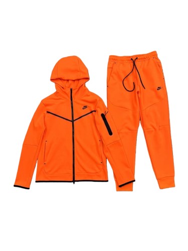 Vibrant Orange Windrunner Hoodie & Pants Set 28692013