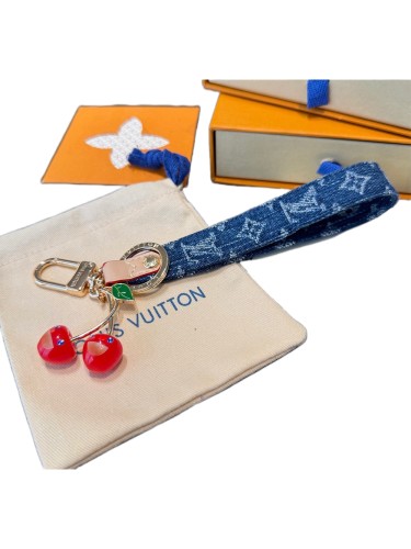 Denim Logo Cherry Keychain 28692172