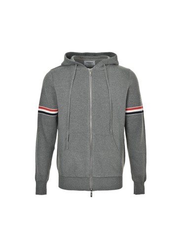 1:1 quality version Double Sleeve Tag Zipper Cardigan Sweater Hoodie 4 colors 28691958