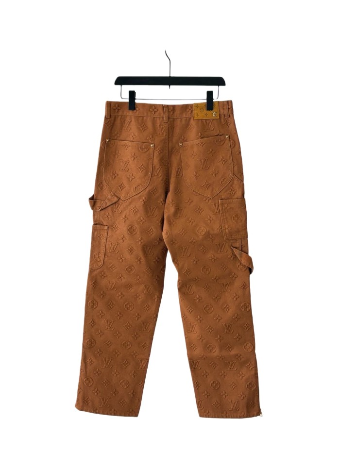 1:1 quality version Heavy Industry Logo Embossed Denim Workwear Pants 28691964