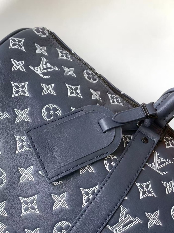 1:1 quality version Keepall 50 Letter Embossed Coated Single Shoulder Bag 28694051