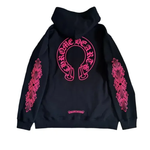 1:1 quality version Cross Vine Back Horse Hoof Print Zipper Hoodie 28691989