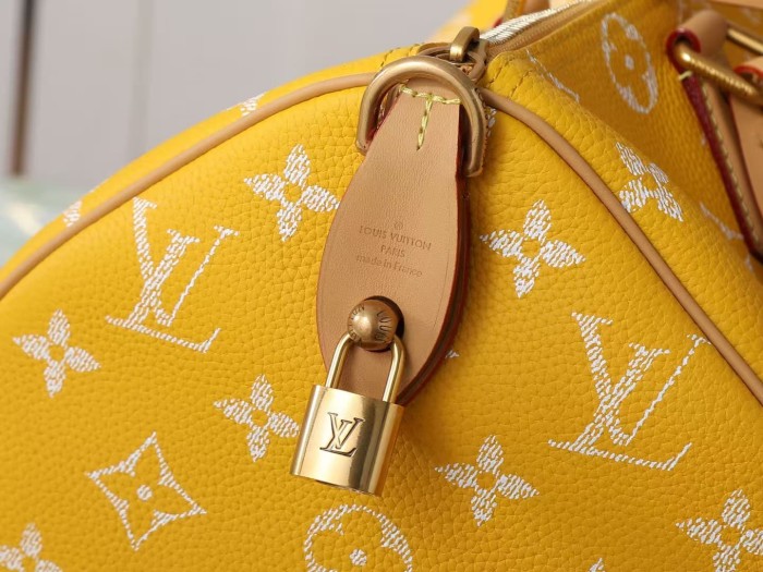 1:1 quality version Speedy 25 Classic Monogram Yellow Shoulder Bag 28694052