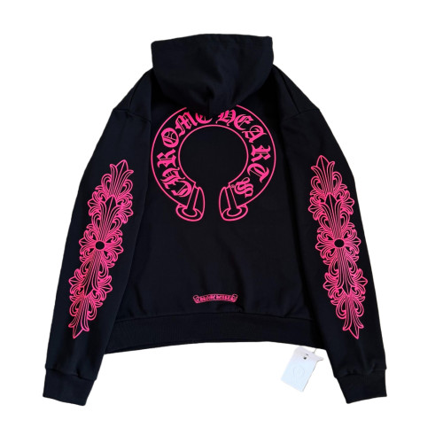 1:1 quality version Back Pink Horseshoe Hoodie 2 colors 28694104