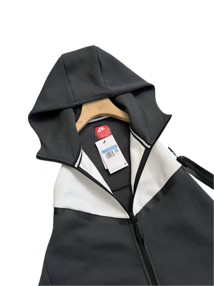 Windrunner Series Color-Blocked Hoodie & Pants Set 28695119