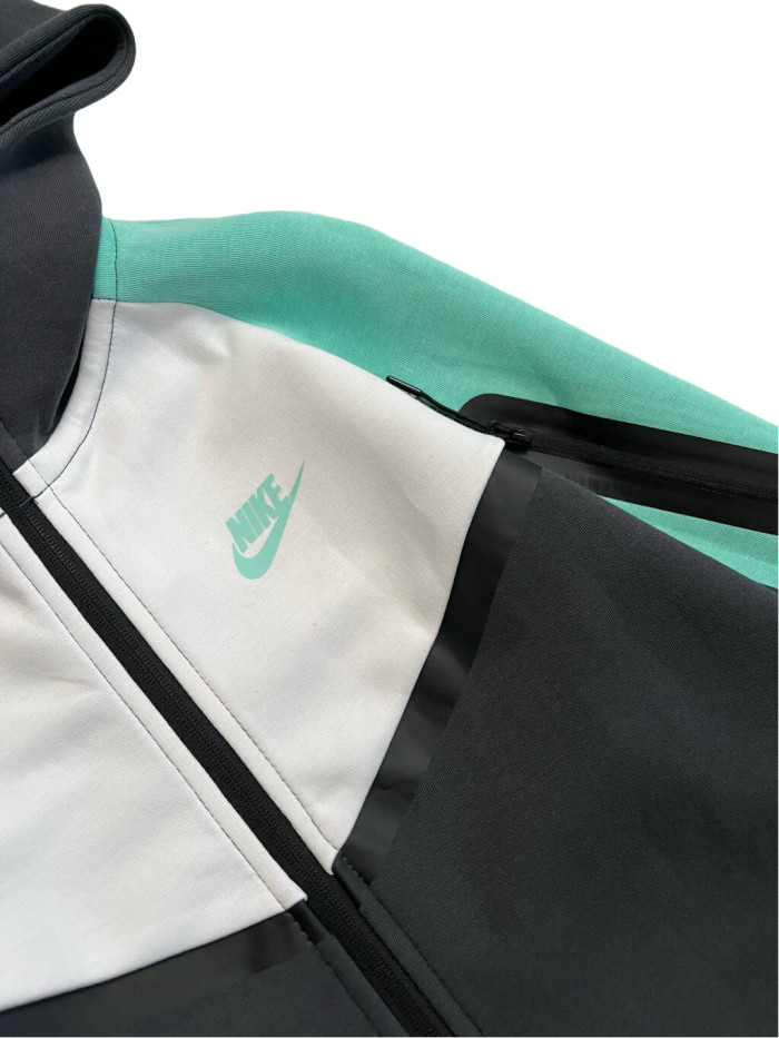 Windrunner Series Color-Blocked Hoodie & Pants Set 28695119