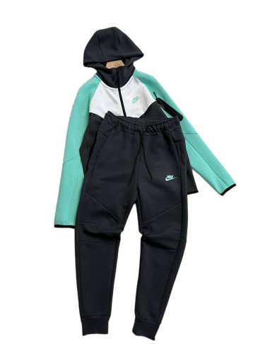 Windrunner Series Color-Blocked Hoodie & Pants Set 28695119