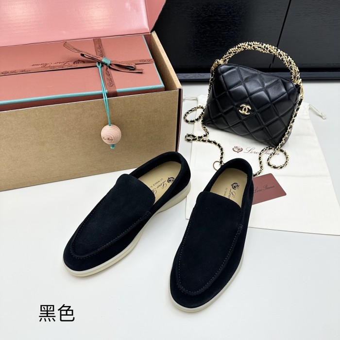 1:1 quality version Summer Walk Double-Layer Cowhide Flat Shoes 15 colors 28700726