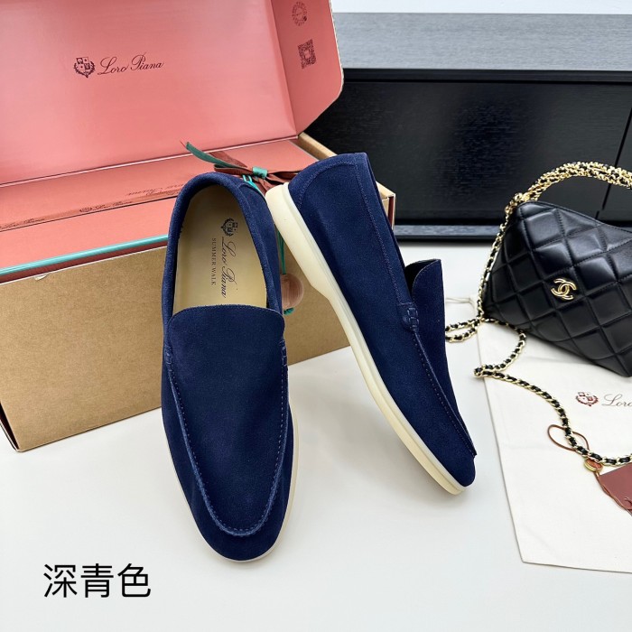 1:1 quality version Summer Walk Double-Layer Cowhide Flat Shoes 15 colors 28700726