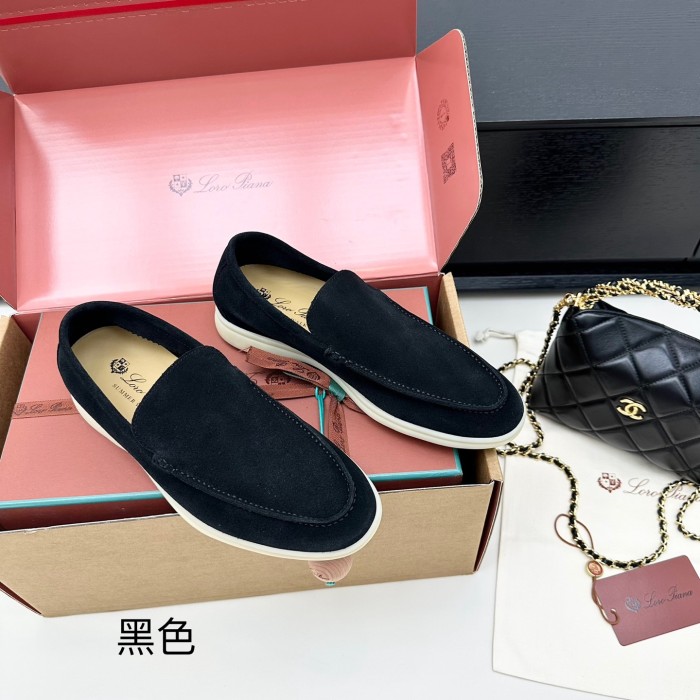 1:1 quality version Summer Walk Double-Layer Cowhide Flat Shoes 15 colors 28700726