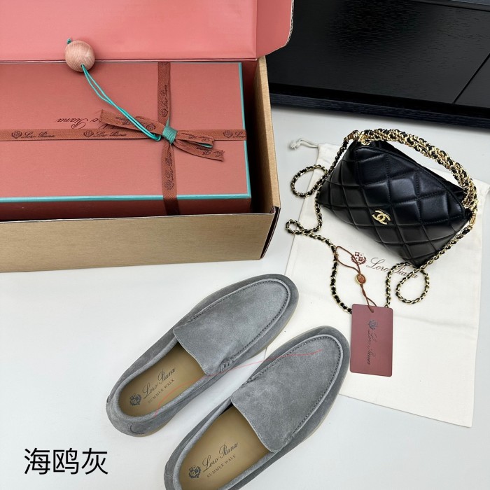 1:1 quality version Summer Walk Double-Layer Cowhide Flat Shoes 15 colors 28700726