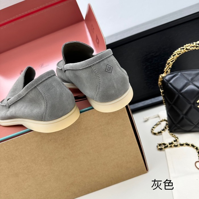 1:1 quality version Summer Walk Double-Layer Cowhide Flat Shoes 15 colors 28700726