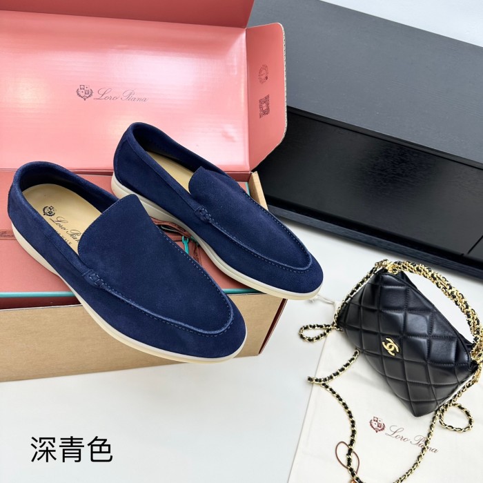 1:1 quality version Summer Walk Double-Layer Cowhide Flat Shoes 15 colors 28700726