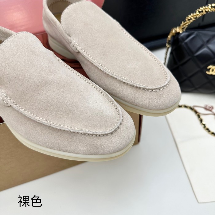 1:1 quality version Summer Walk Double-Layer Cowhide Flat Shoes 15 colors 28700726