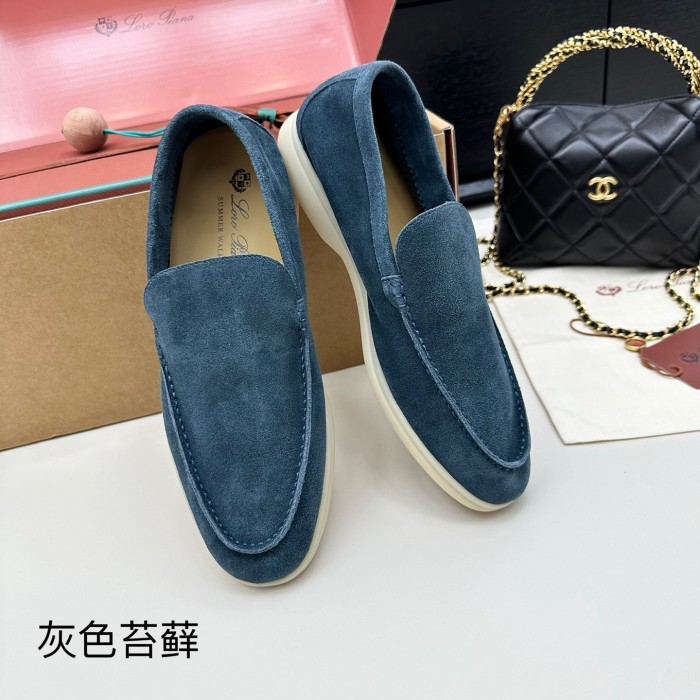 1:1 quality version Summer Walk Double-Layer Cowhide Flat Shoes 15 colors 28700726