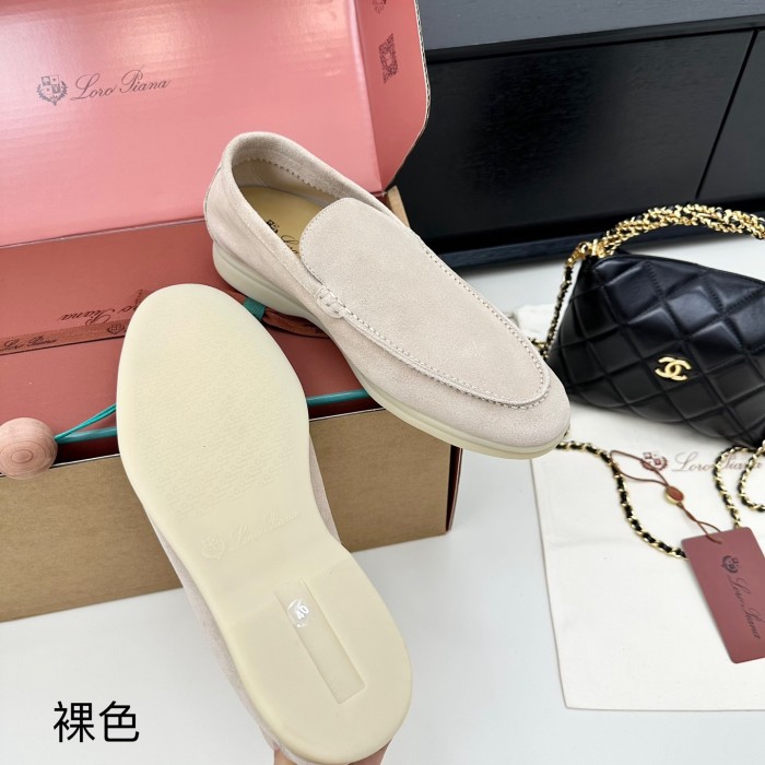 1:1 quality version Summer Walk Double-Layer Cowhide Flat Shoes 15 colors 28700726
