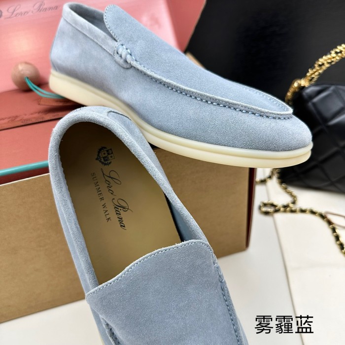 1:1 quality version Summer Walk Double-Layer Cowhide Flat Shoes 15 colors 28700726