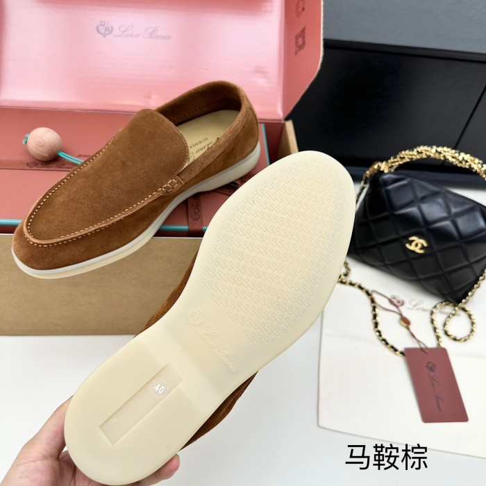 1:1 quality version Summer Walk Double-Layer Cowhide Flat Shoes 15 colors 28700726