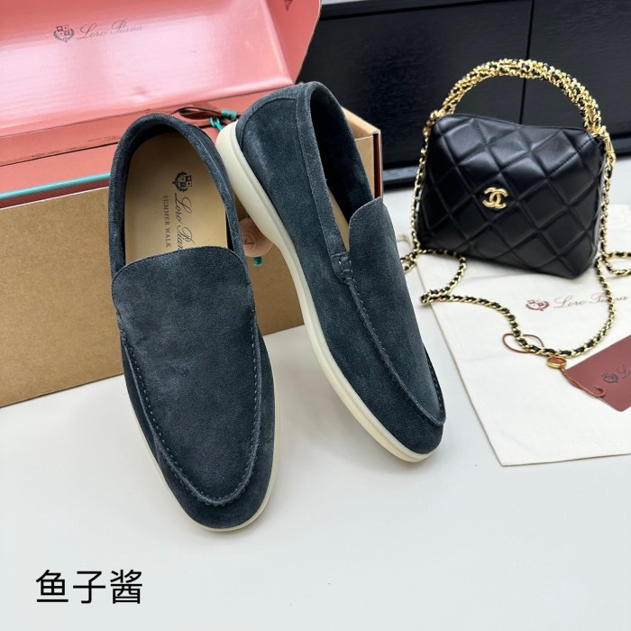 1:1 quality version Summer Walk Double-Layer Cowhide Flat Shoes 15 colors 28700726