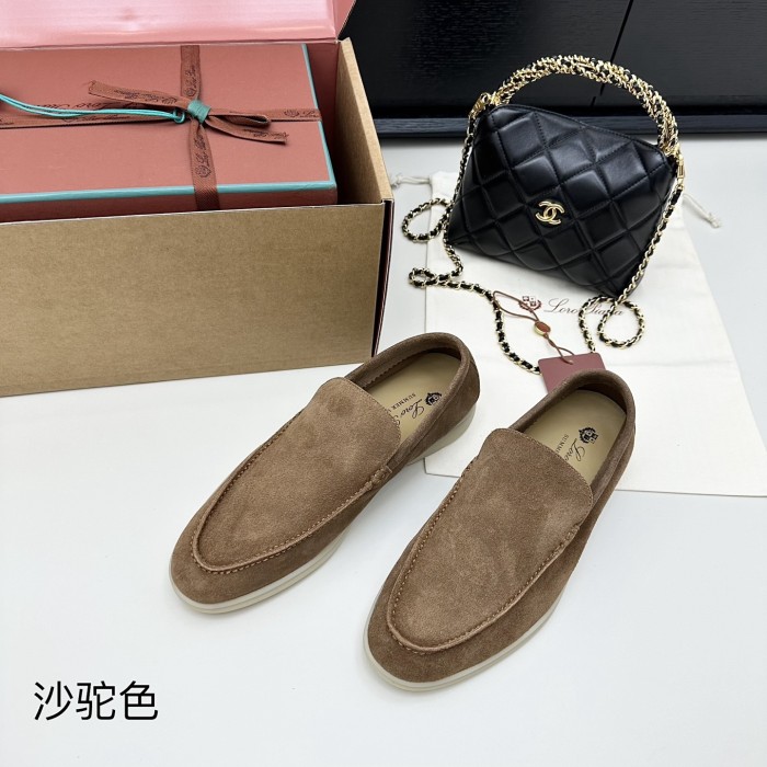 1:1 quality version Summer Walk Double-Layer Cowhide Flat Shoes 15 colors 28700726