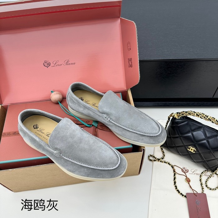 1:1 quality version Summer Walk Double-Layer Cowhide Flat Shoes 15 colors 28700726