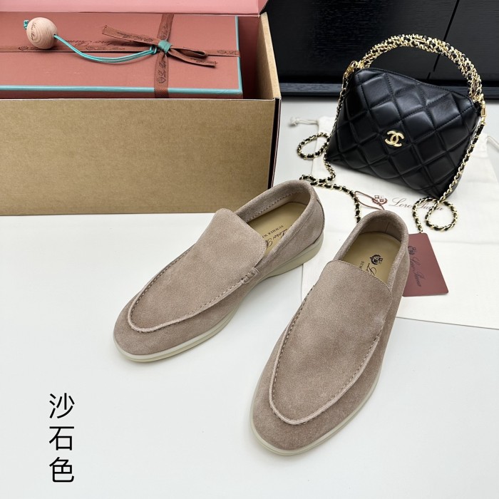 1:1 quality version Summer Walk Double-Layer Cowhide Flat Shoes 15 colors 28700726
