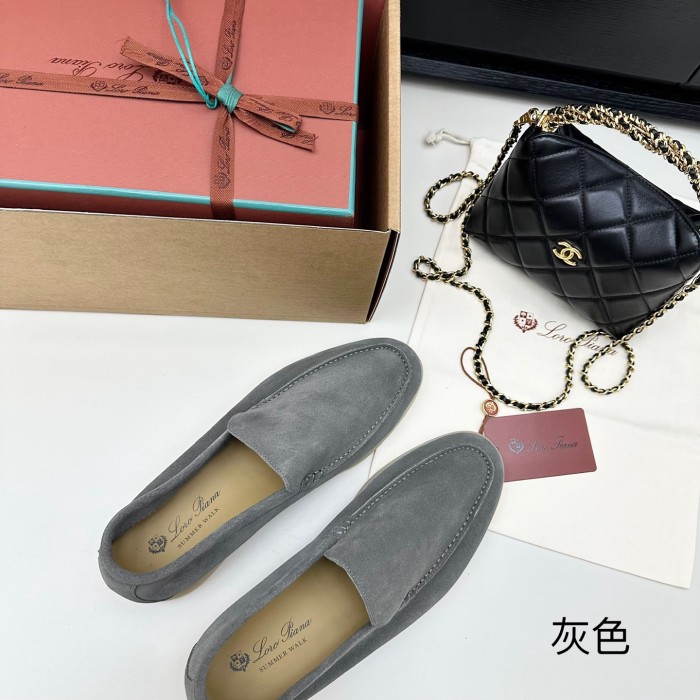 1:1 quality version Summer Walk Double-Layer Cowhide Flat Shoes 15 colors 28700726