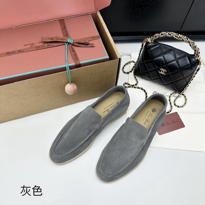 1:1 quality version Summer Walk Double-Layer Cowhide Flat Shoes 15 colors 28700726
