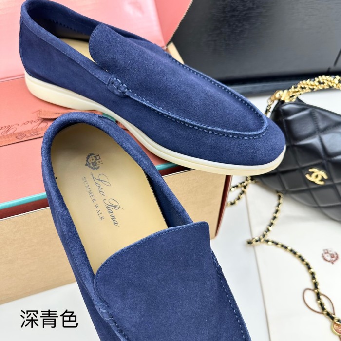 1:1 quality version Summer Walk Double-Layer Cowhide Flat Shoes 15 colors 28700726