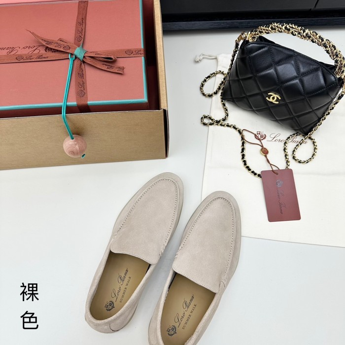 1:1 quality version Summer Walk Double-Layer Cowhide Flat Shoes 15 colors 28700726