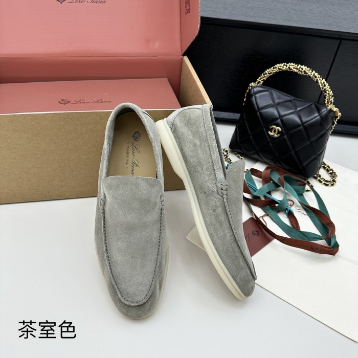 1:1 quality version Summer Walk Double-Layer Cowhide Flat Shoes 15 colors 28700726