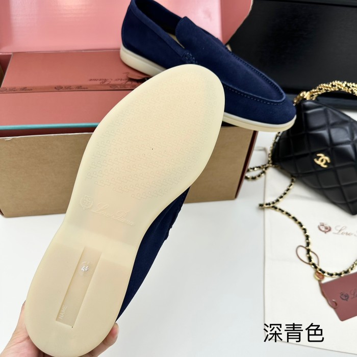 1:1 quality version Summer Walk Double-Layer Cowhide Flat Shoes 15 colors 28700726