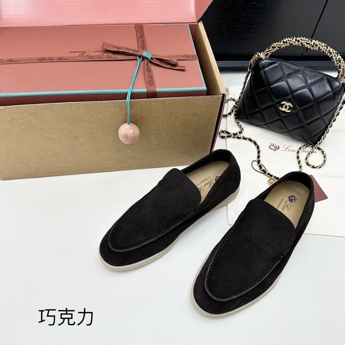 1:1 quality version Summer Walk Double-Layer Cowhide Flat Shoes 15 colors 28700726