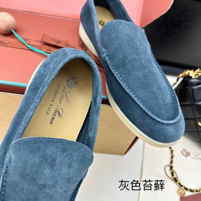 1:1 quality version Summer Walk Double-Layer Cowhide Flat Shoes 15 colors 28700726