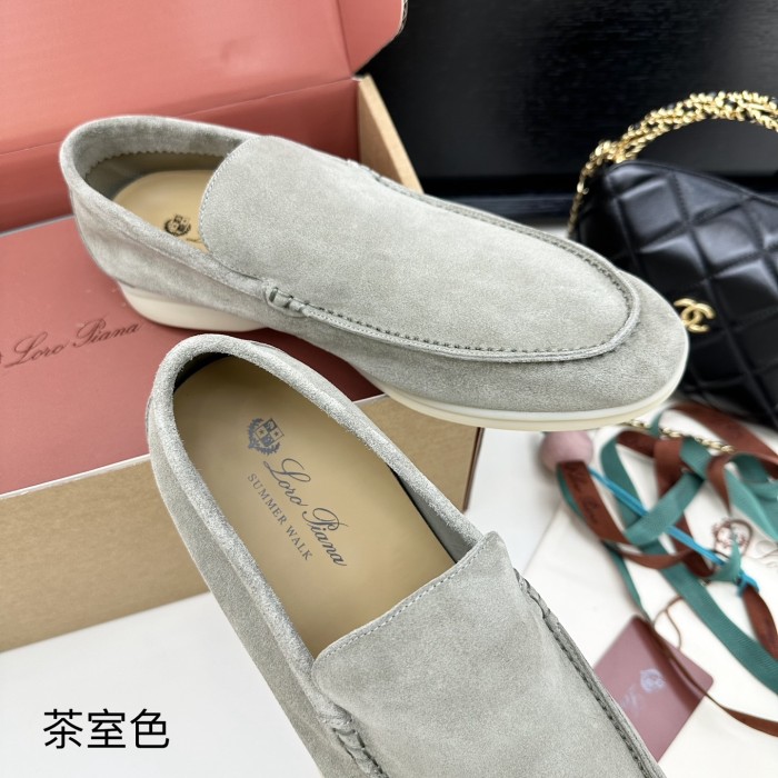 1:1 quality version Summer Walk Double-Layer Cowhide Flat Shoes 15 colors 28700726