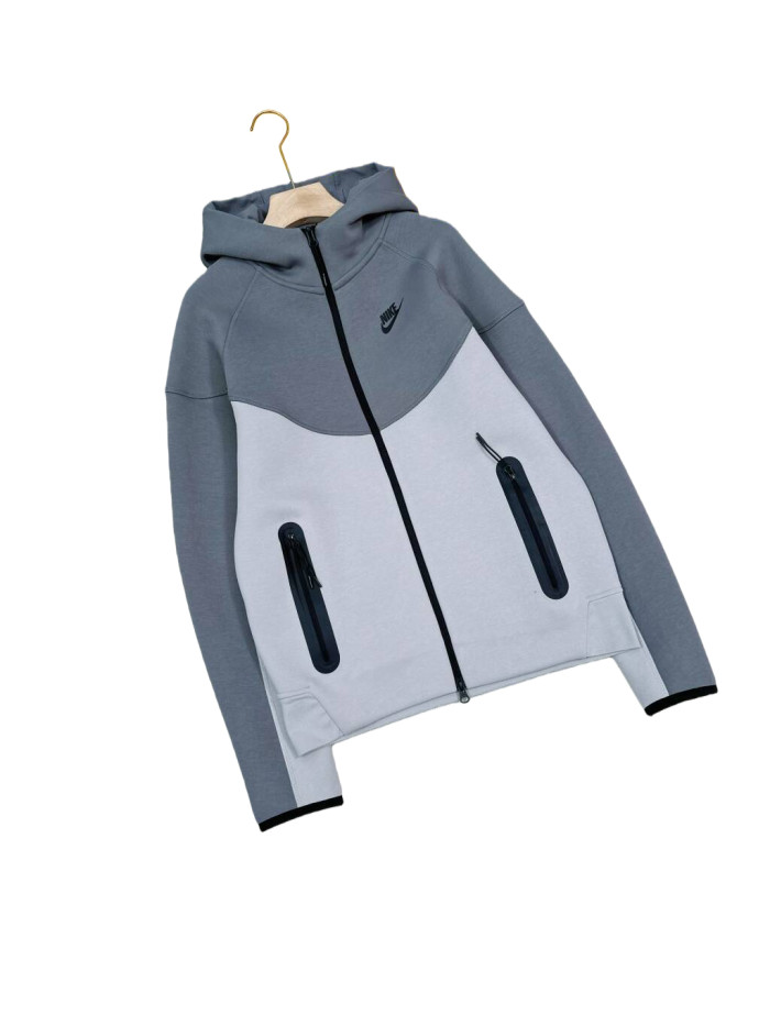 Color-Blocked Tech Fleece Hoodie & Pants Set 4 colors 28702424