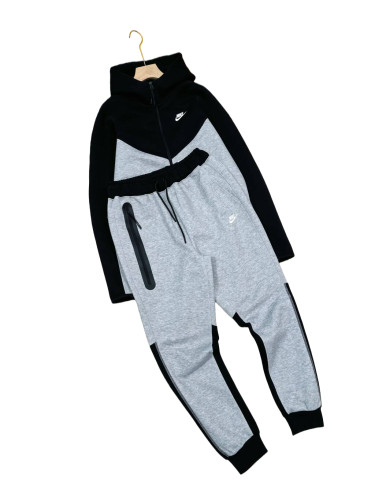 Color-Blocked Tech Fleece Hoodie & Pants Set 4 colors 28702424