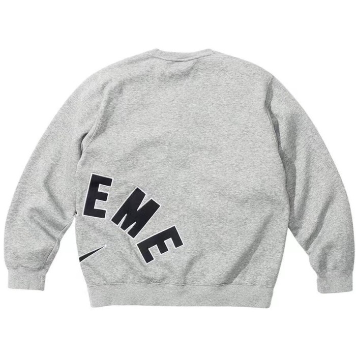 Simple Outline Logo Print Crew Neck Sweatshirt 2 colors 28703208