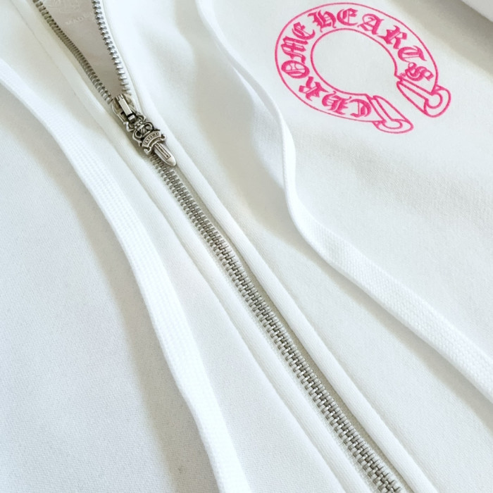 1:1 quality version Cross Vine Back Horse Hoof Print Zipper Hoodie 2 colors 28691989
