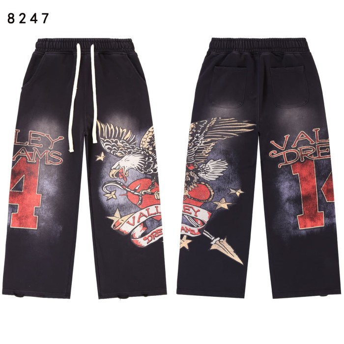 Eagle Star Magic Wand Print Washed Version Hoodie & Pants Set 3 colors 28705418