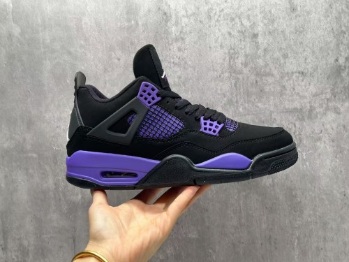[Buy One Get One Free] [plus-size shoes] Air @j4  “Purplr Thunder” Retro Basketball Shoes28707731