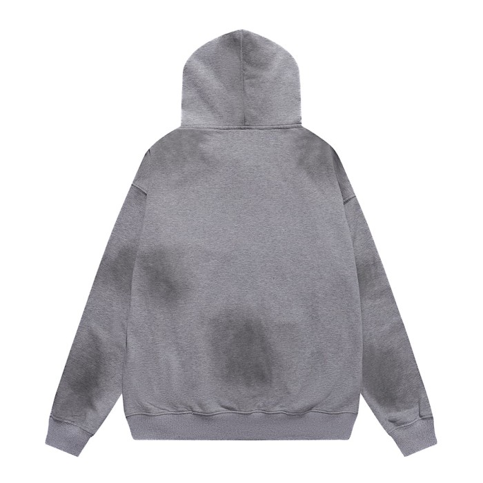 Flame Red Lip Beauty Print Washed Version Hoodie 28709897