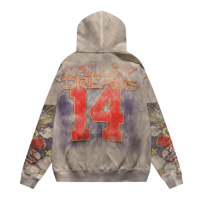 Eagle Star Magic Wand Print Washed Version Hoodie 28709901