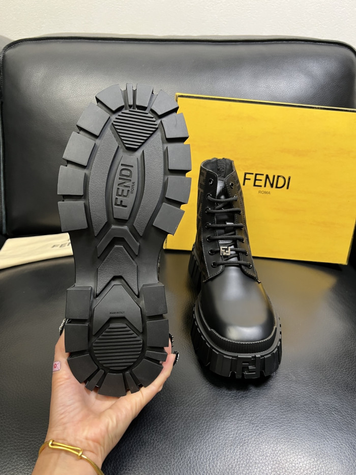 1:1 quality version Men's Patchwork High-Top Boots 3 colors 28710759