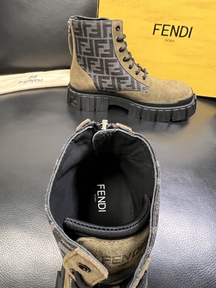1:1 quality version Men's Patchwork High-Top Boots 3 colors 28710759