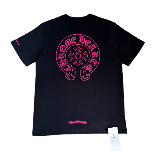 1:1 quality version Neon Pink Horseshoe Print Tee 2 colors 28710867